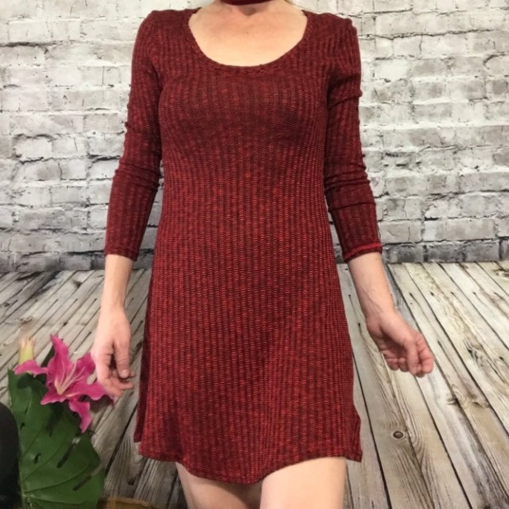 BDG Urban Outfitters red/black knit dress - MEDIUM (NWT)